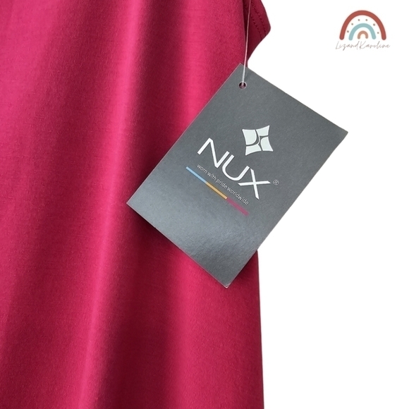 New! Nux Exhale Tank Pink Sleeveless Athletic Yoga Top - Picture 8 of 10
